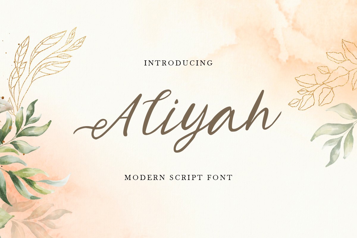 フォント Aliyah