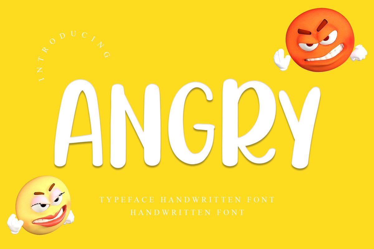 フォント Angry