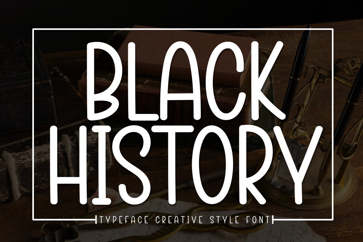 フォント Blаck History
