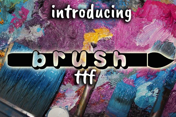 フォント Brush