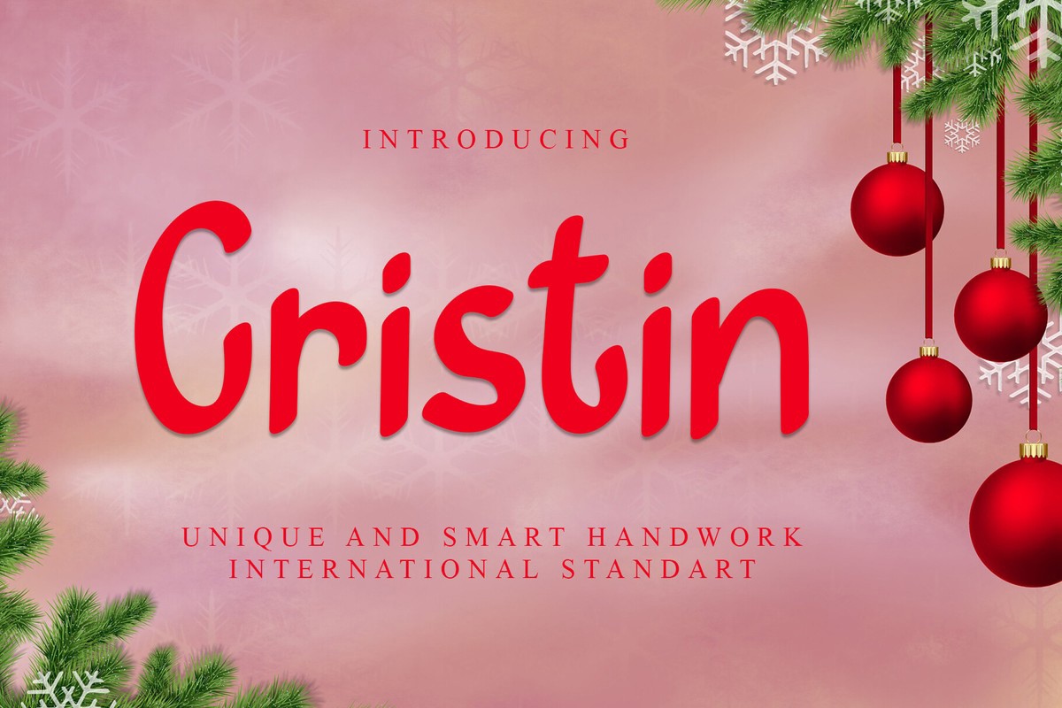 フォント Cristin