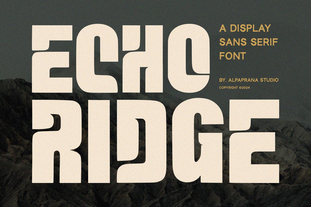 フォント Echo Ridge