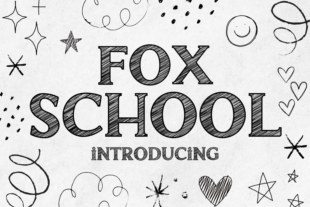 フォント Fox School