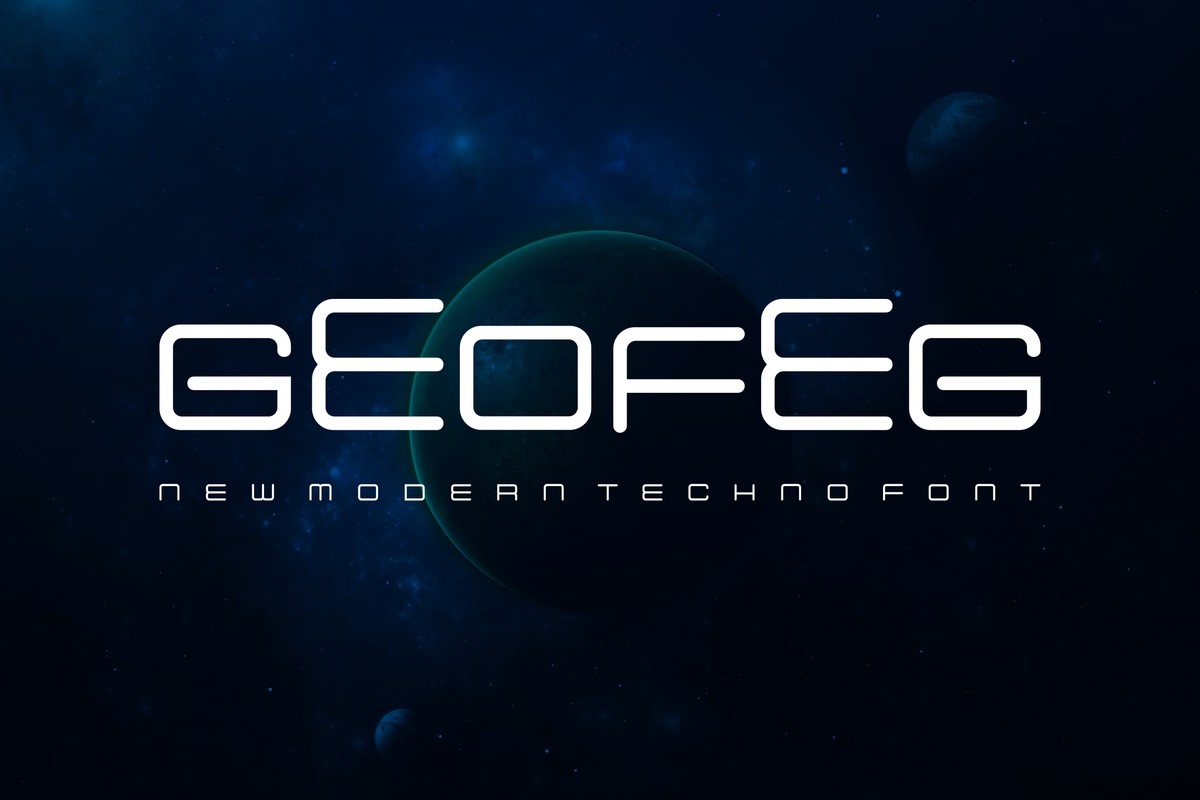 フォント Geofeg