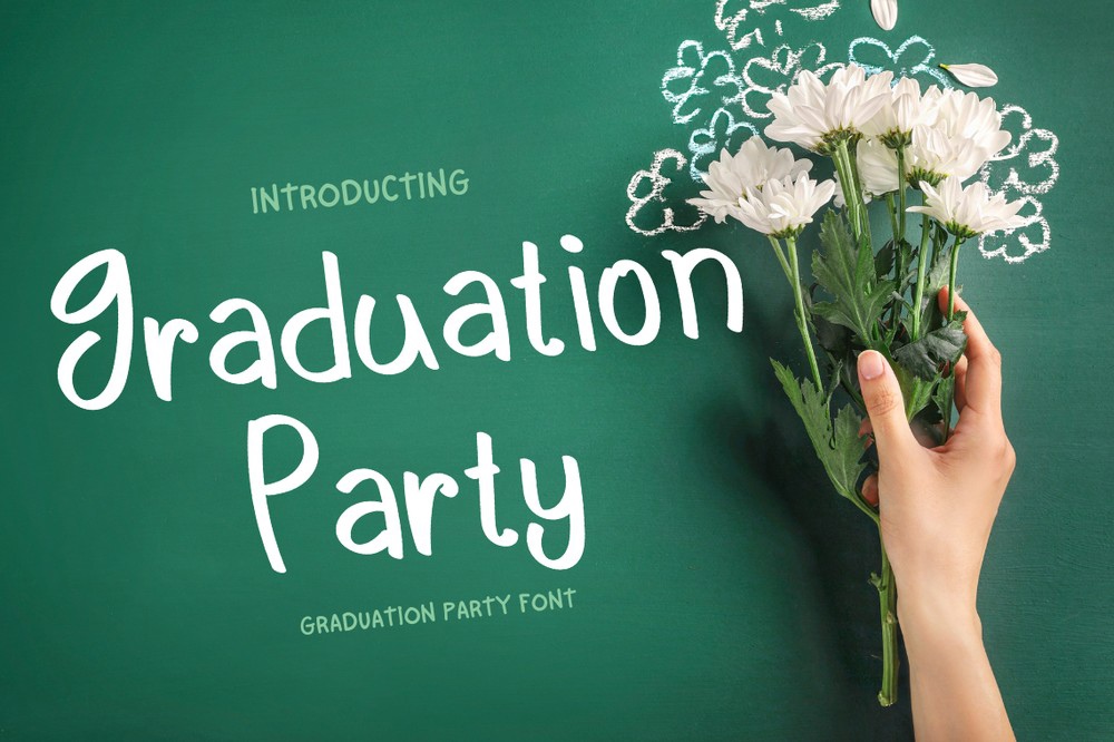 フォント Graduation Party