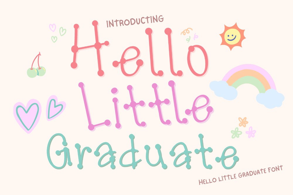 フォント Hello Little Graduate