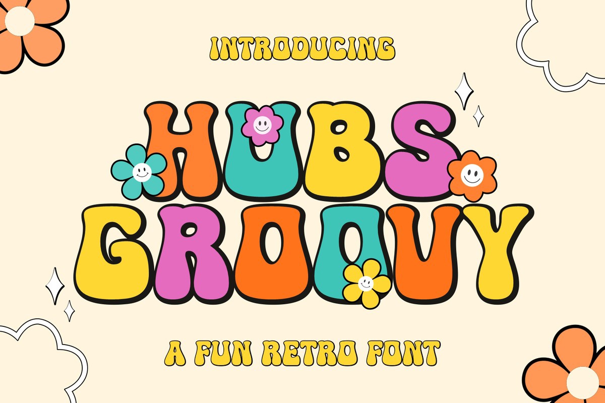 フォント Hubs Groovy