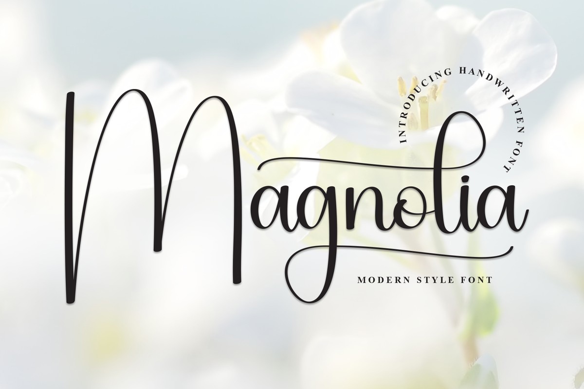 フォント Magnoliа