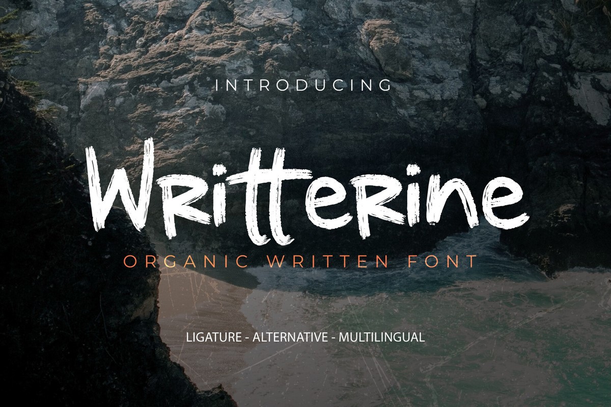 フォント Writterine