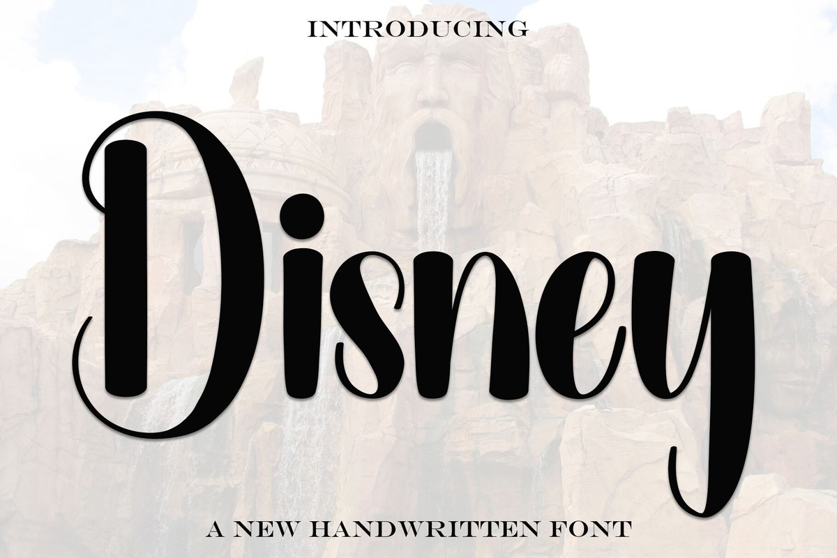 フォント Disneу