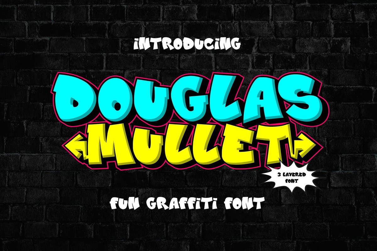 フォント Douglas Mullet