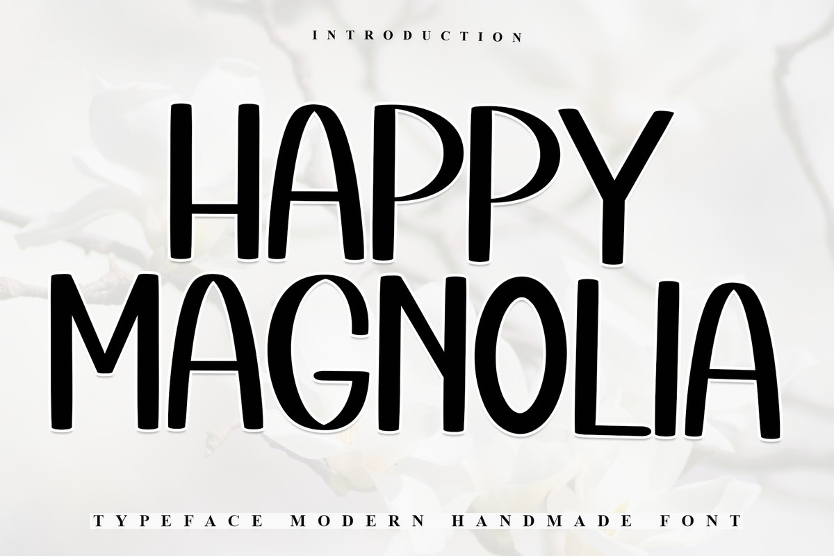 フォント Happy Magnolia