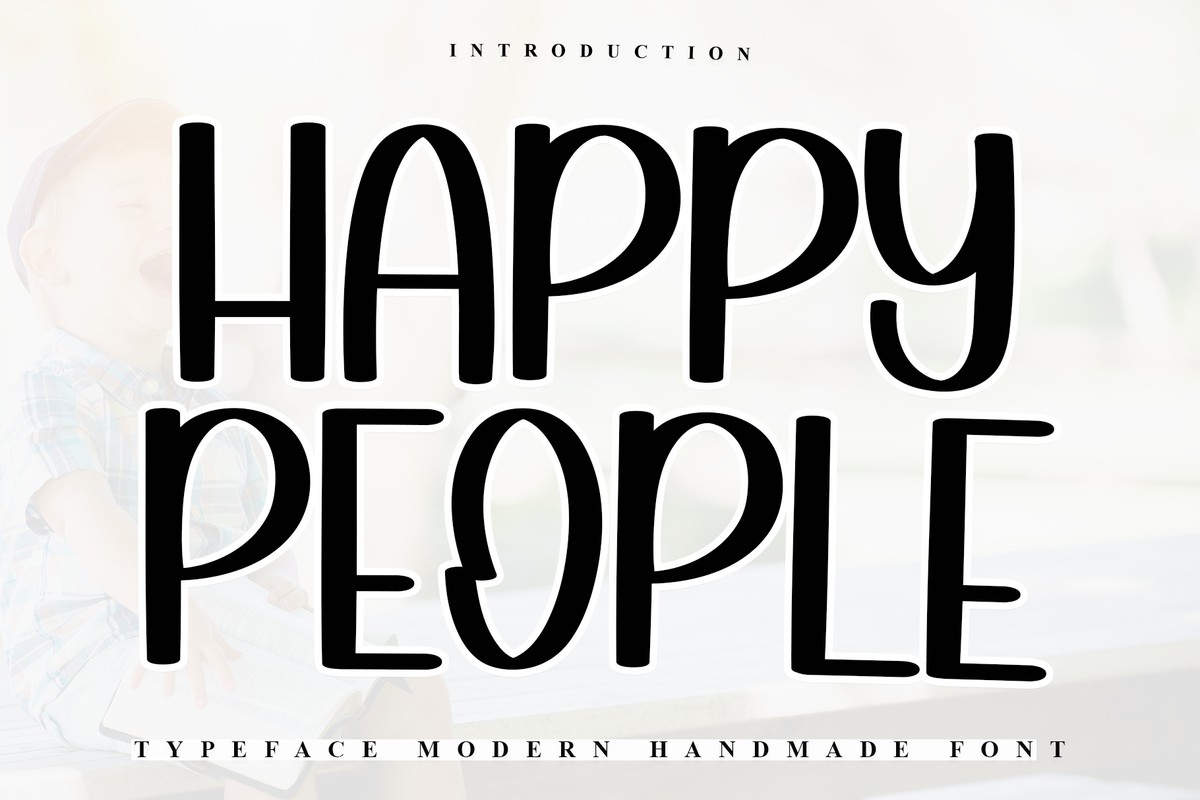 フォント Happy People