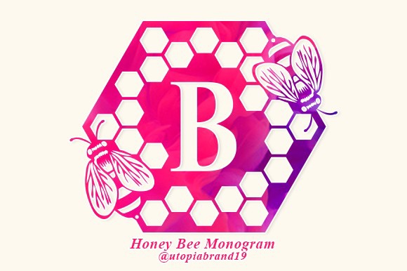 フォント Honey Bee Monogram