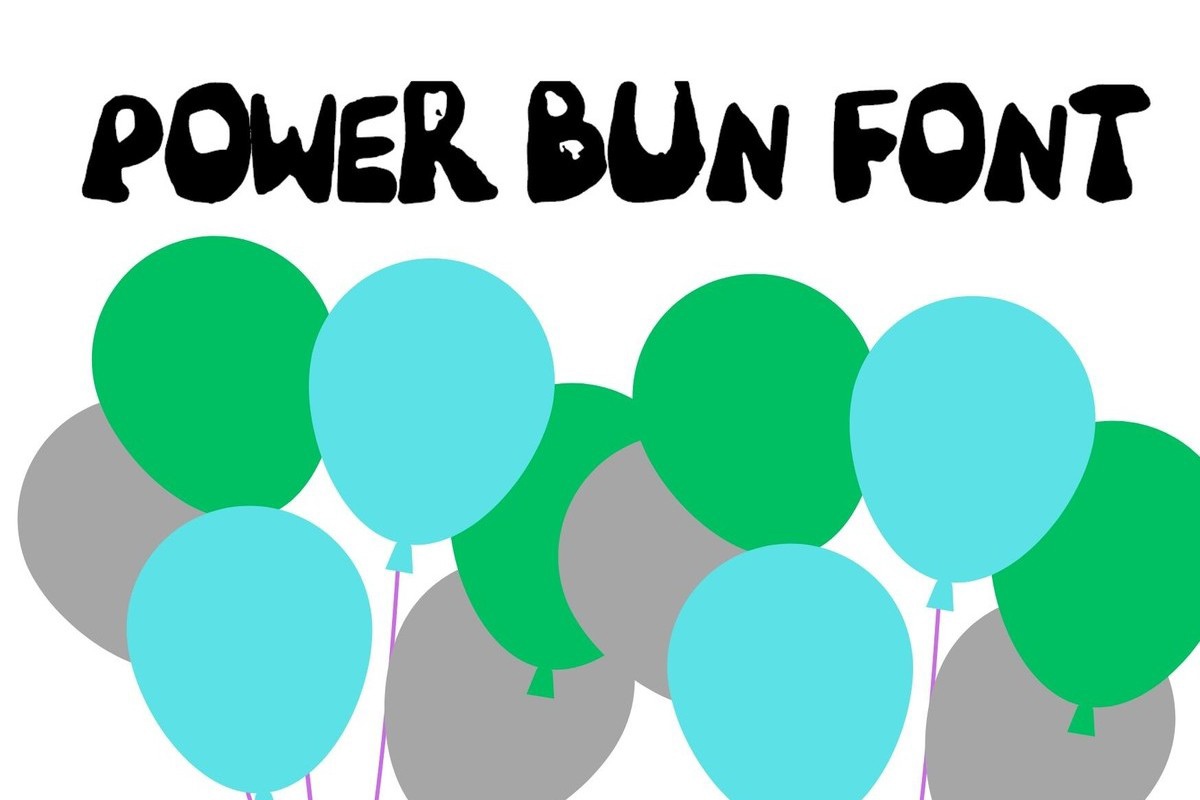フォント Power Bun