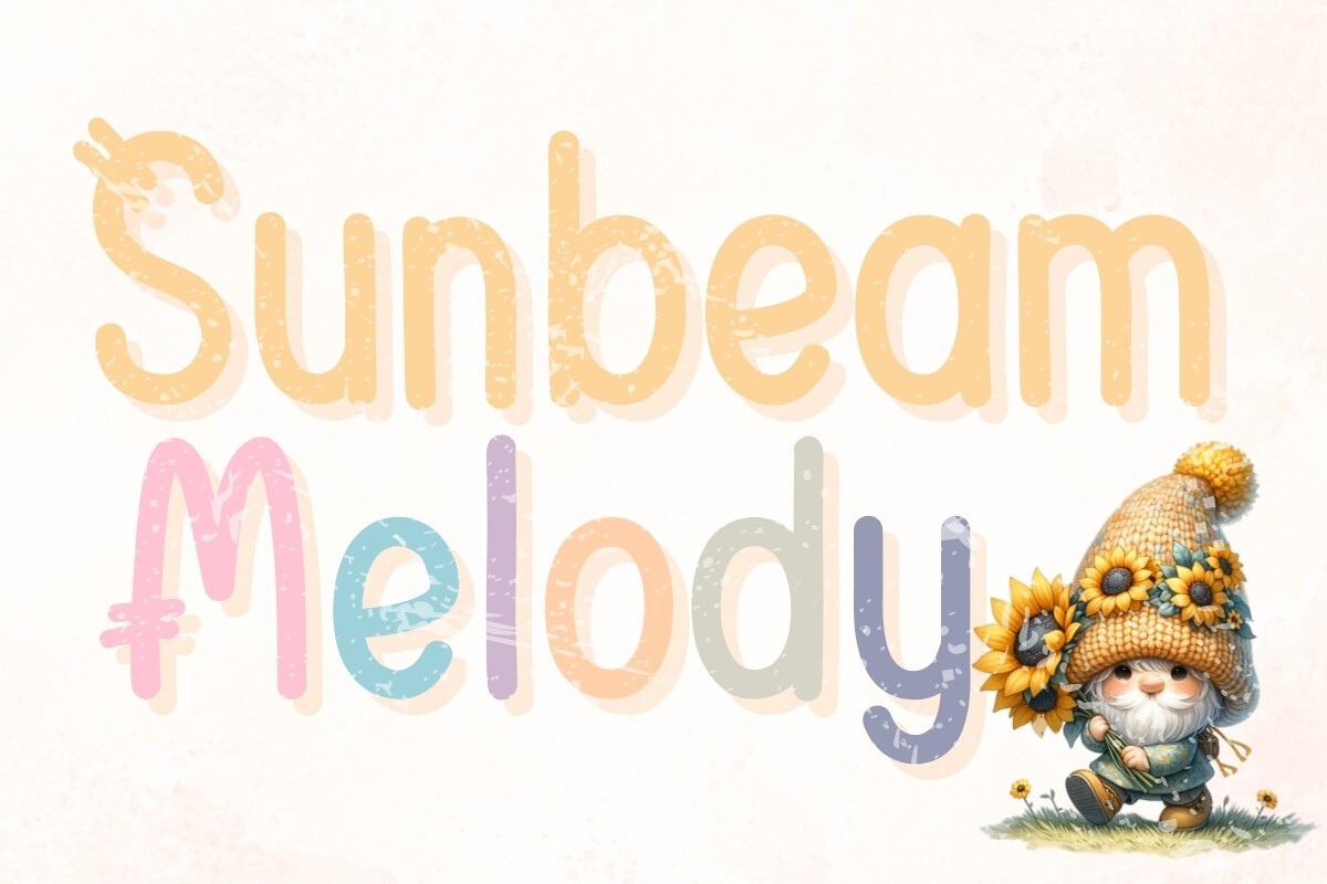 フォント Sunbeam Melody