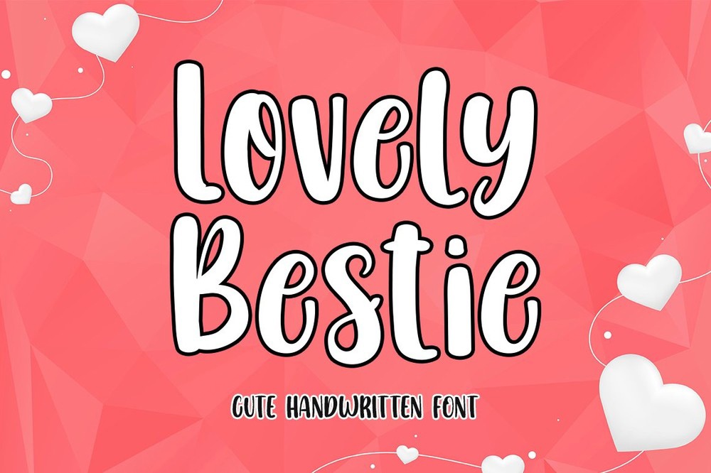 フォント Lovely Bestie