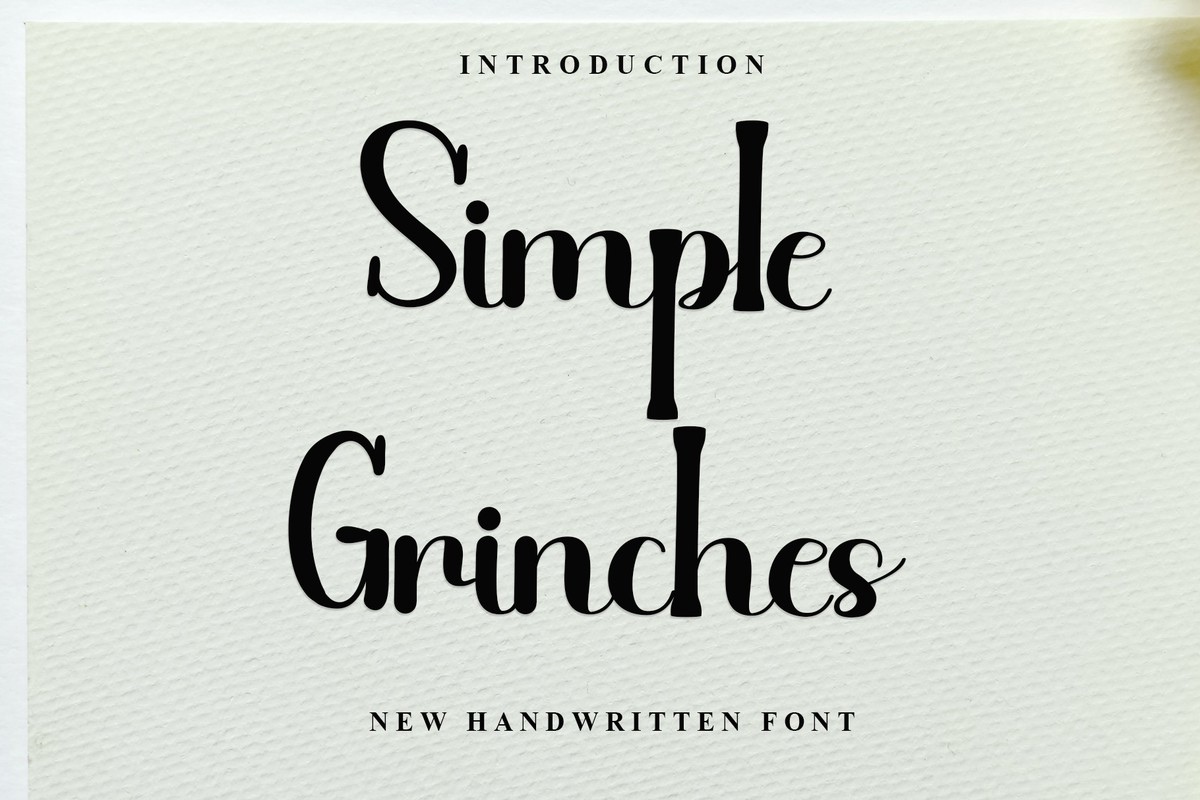 フォント Simple Grinches