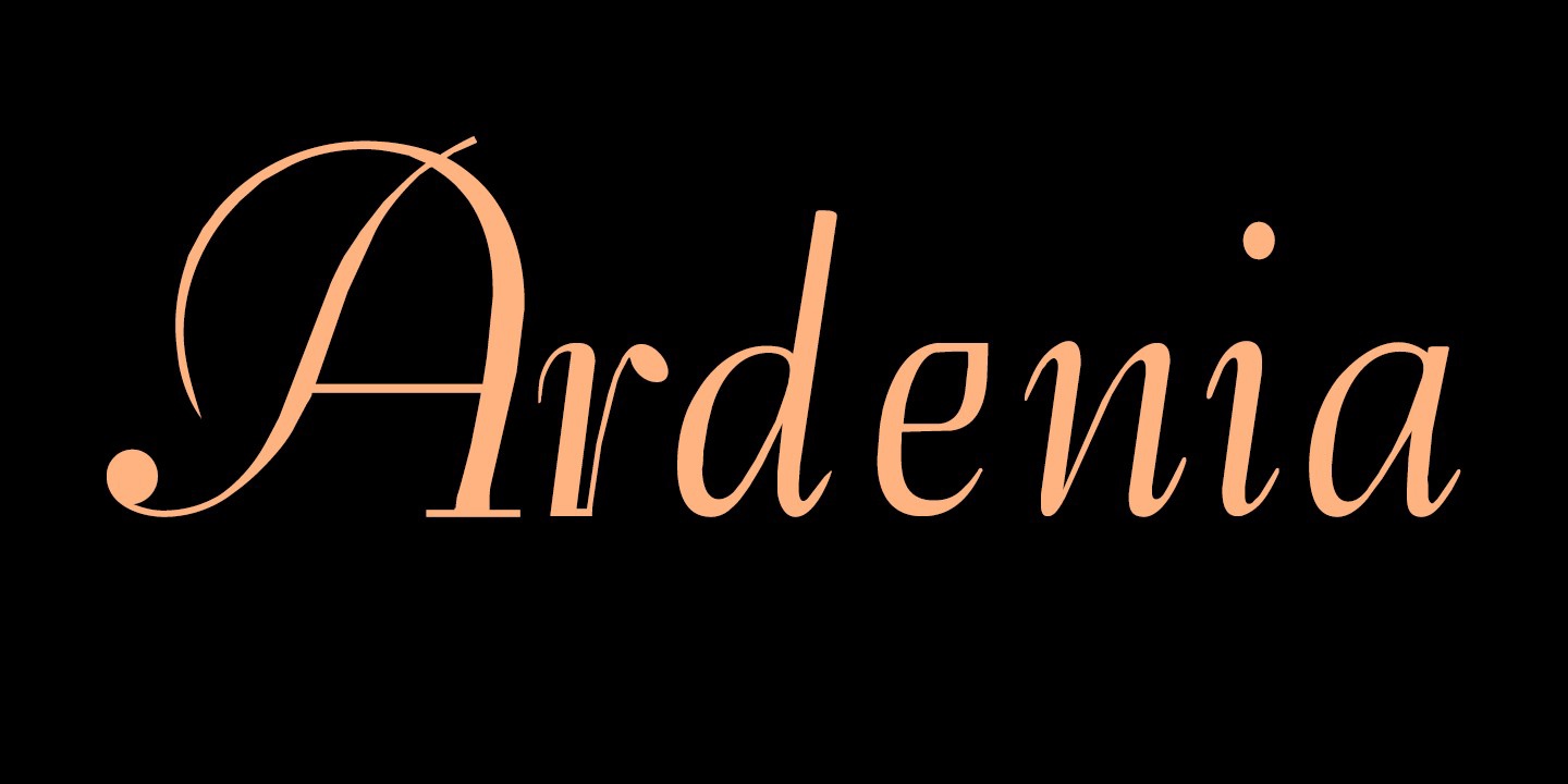 フォント Ardenia