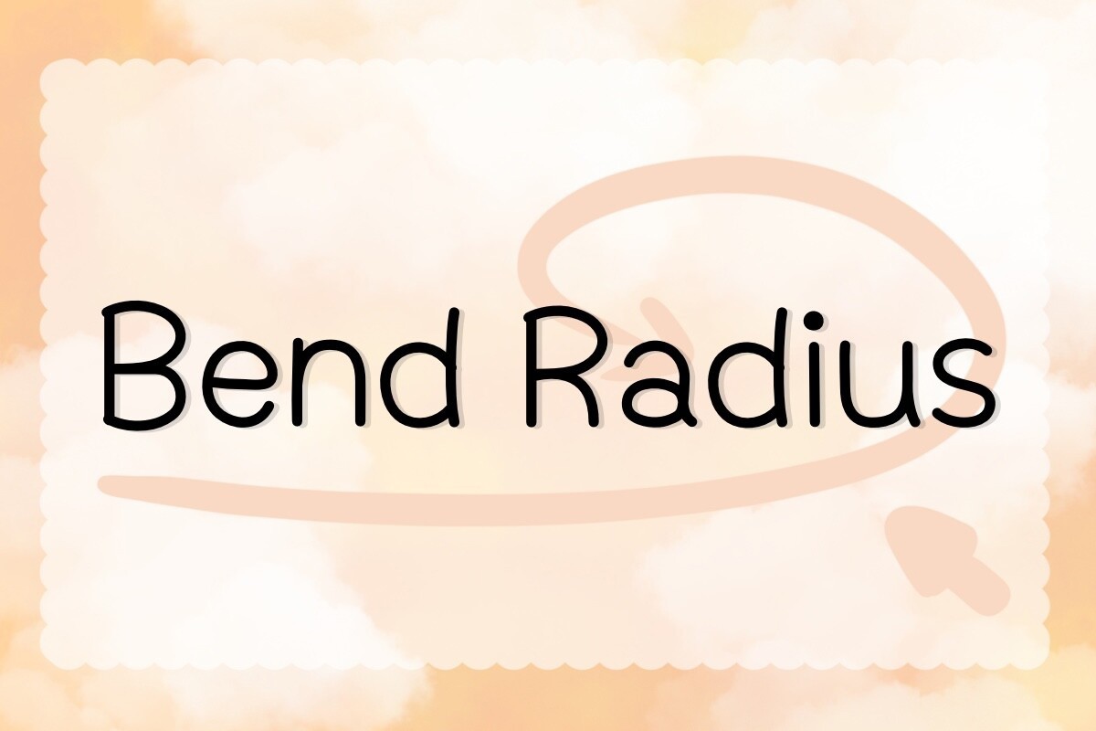 フォント Bend Radius