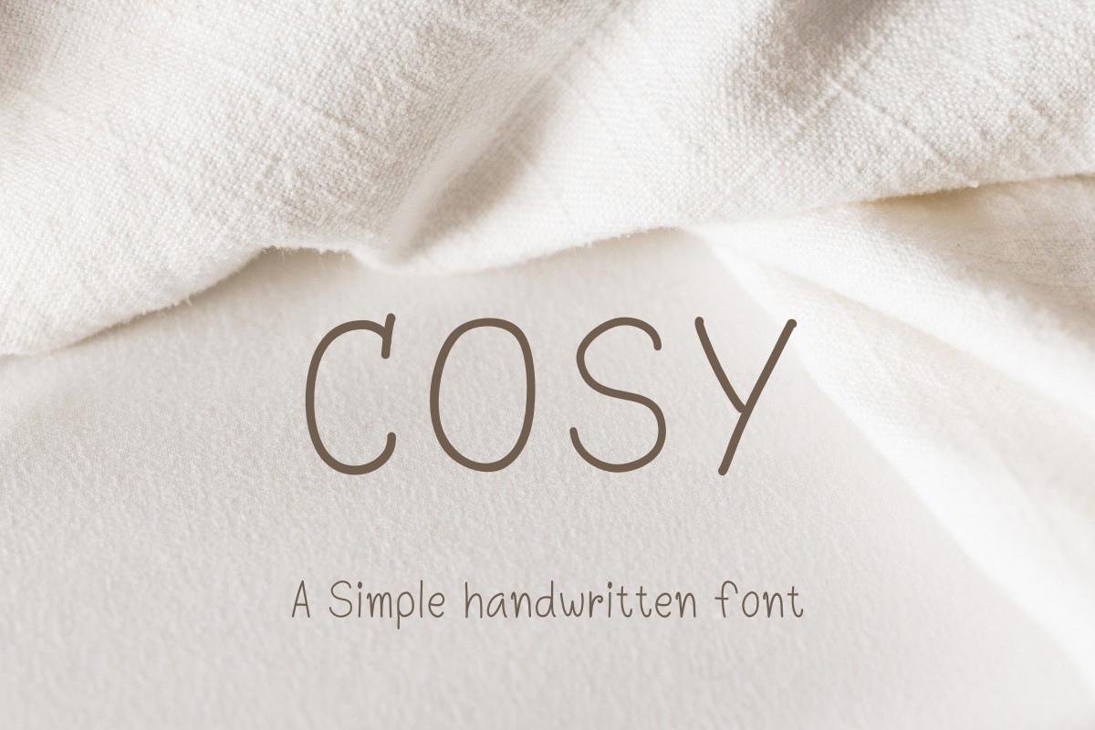 フォント Cosy