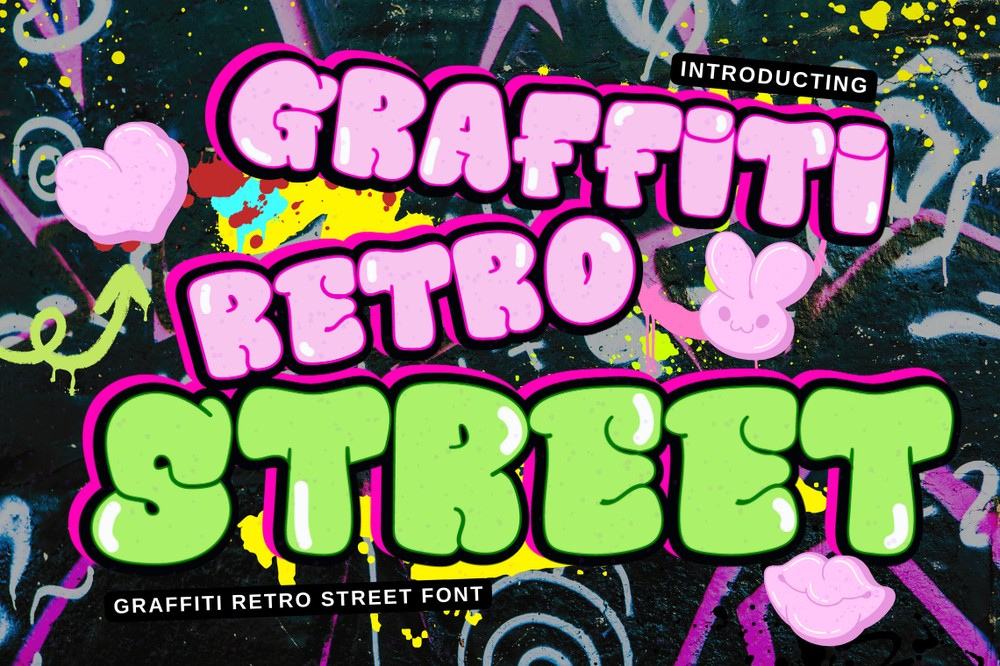 フォント Graffiti Retro Street