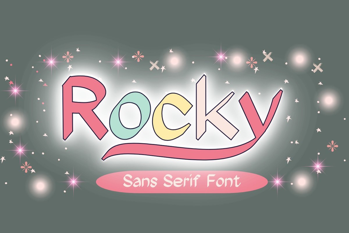フォント Rocky