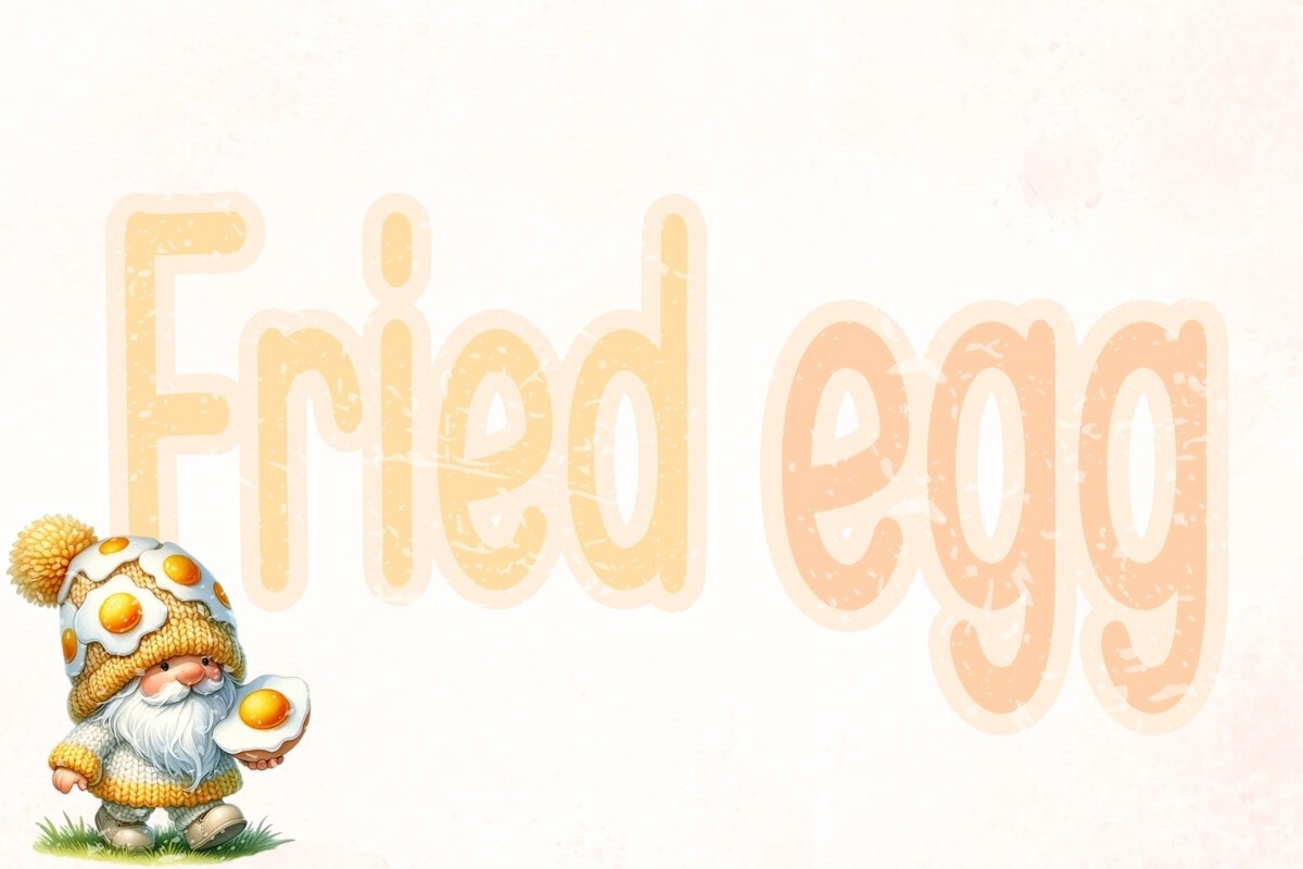 フォント Fried Egg