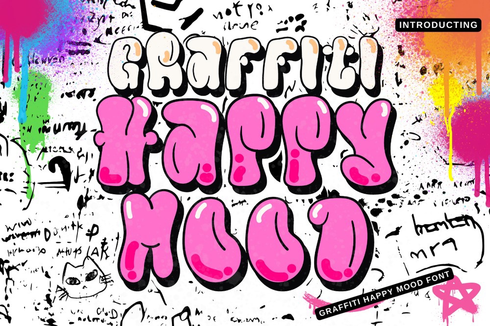 フォント Graffiti Happy Mood