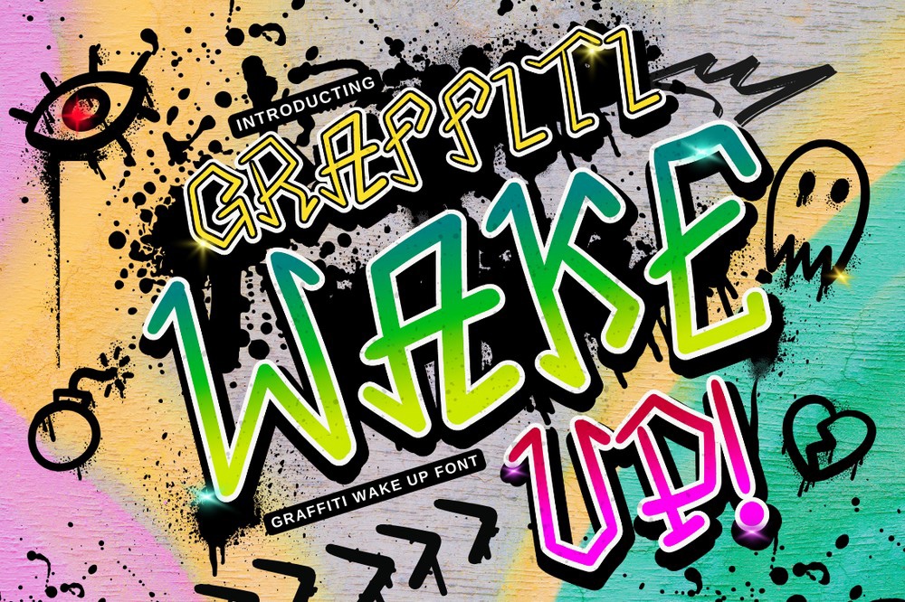 フォント Graffiti Wake Up