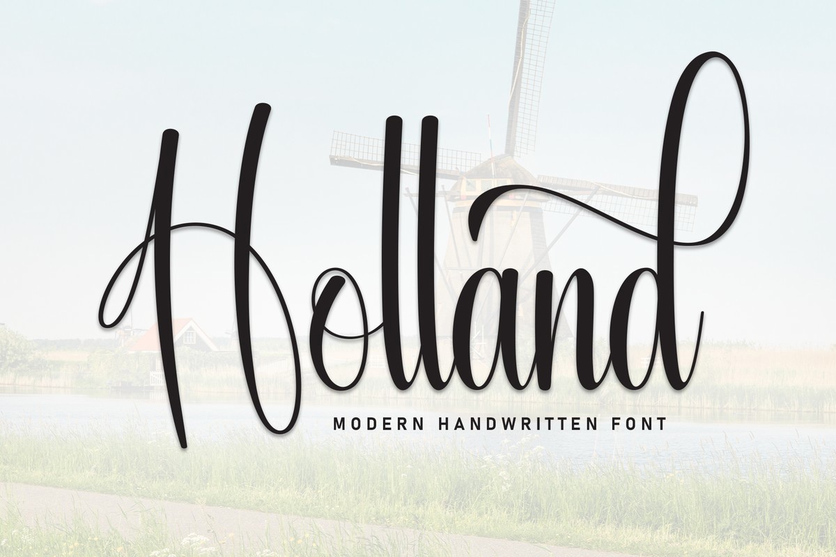 フォント Holland