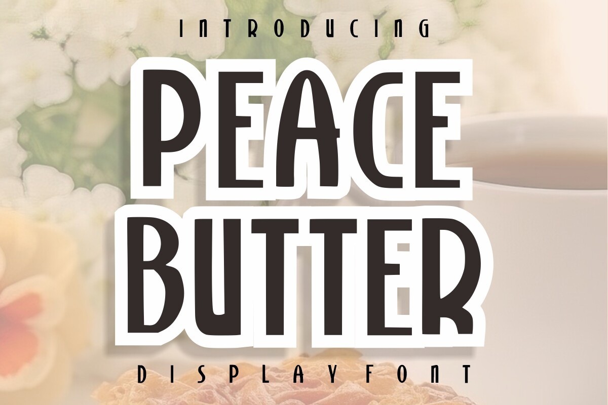 フォント Peace Butter