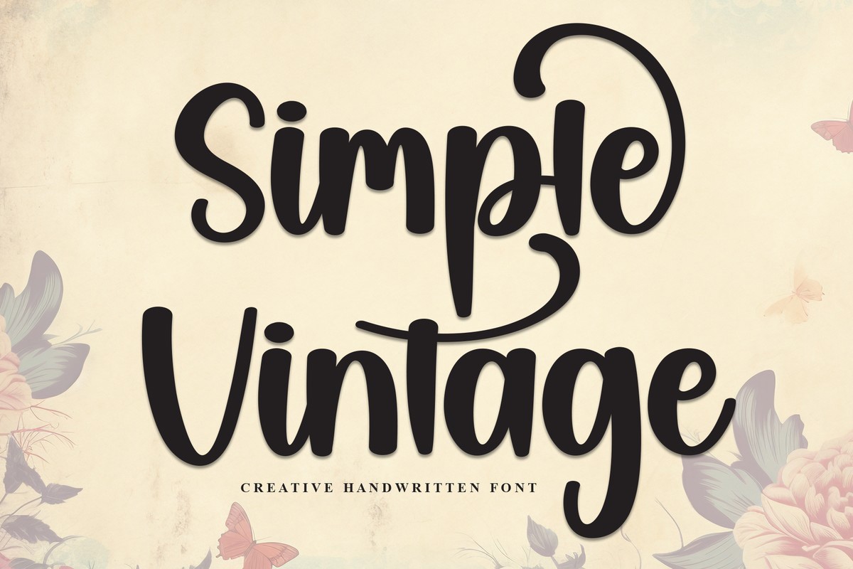 フォント Simple Vintage