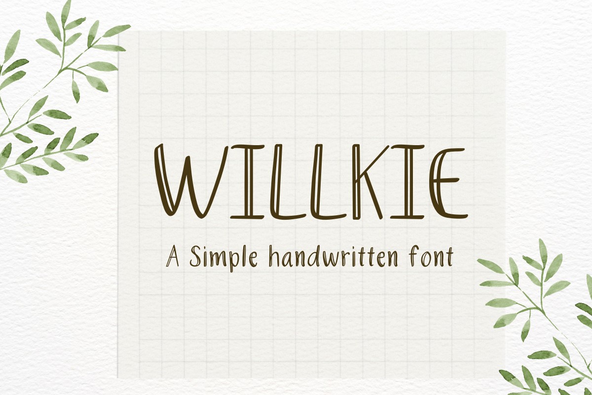 フォント Willkie