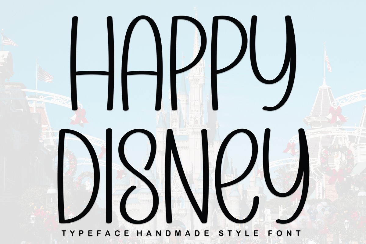 フォント Happy Disney
