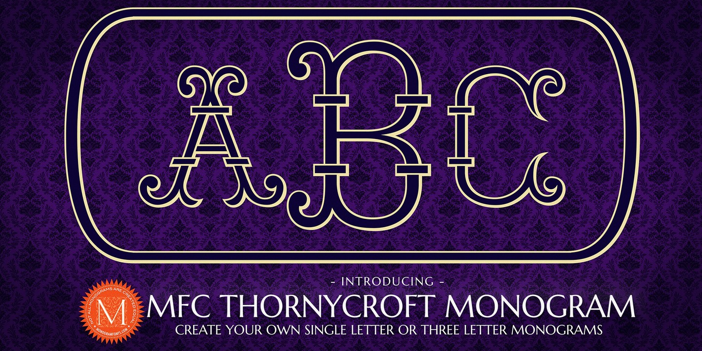 フォント MFC Thornycroft Monogram