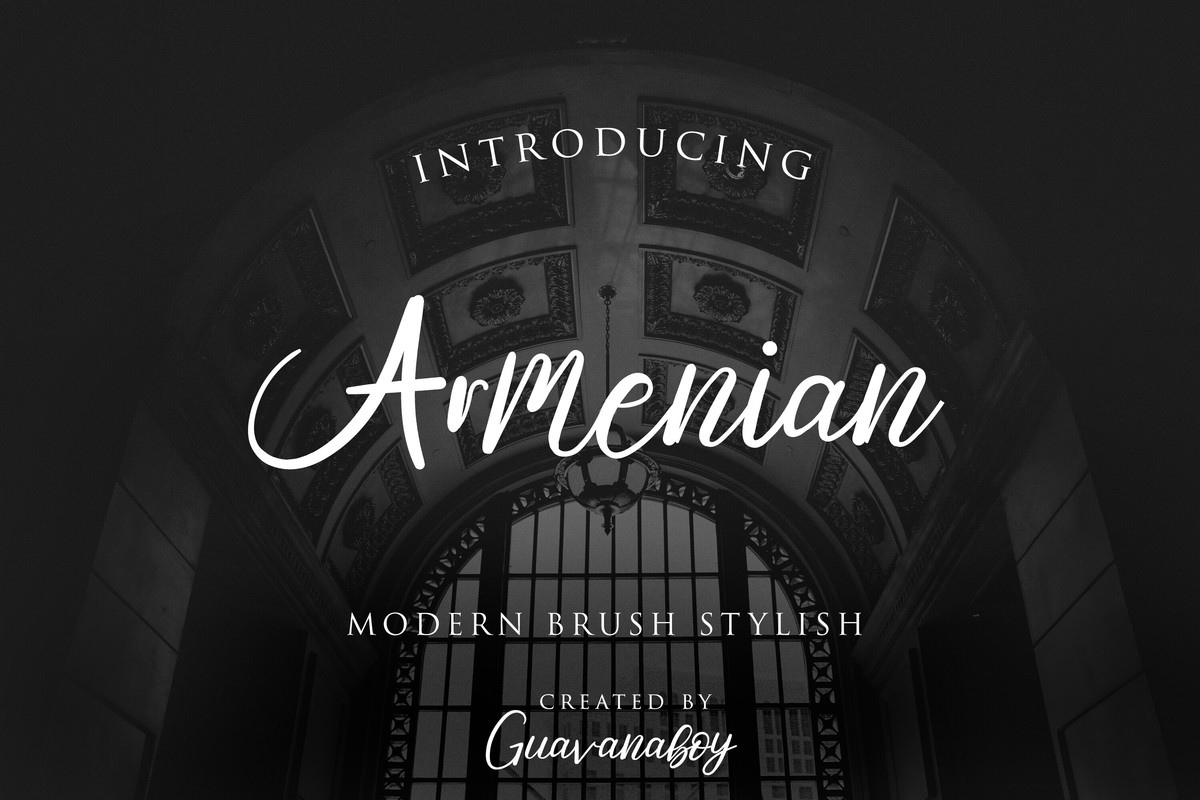 フォント Armenian