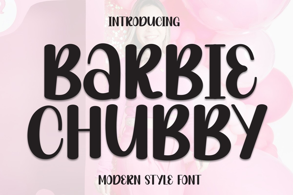 フォント Barbie Chubby