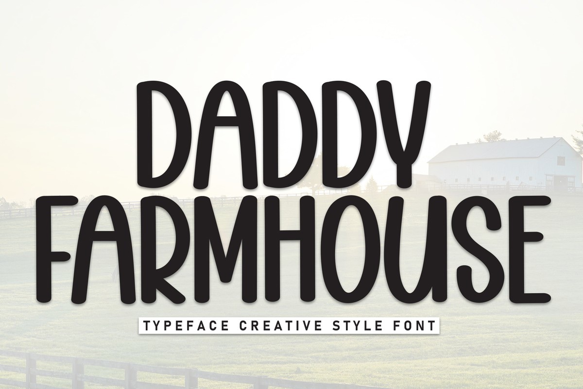 フォント Daddy Farmhouse