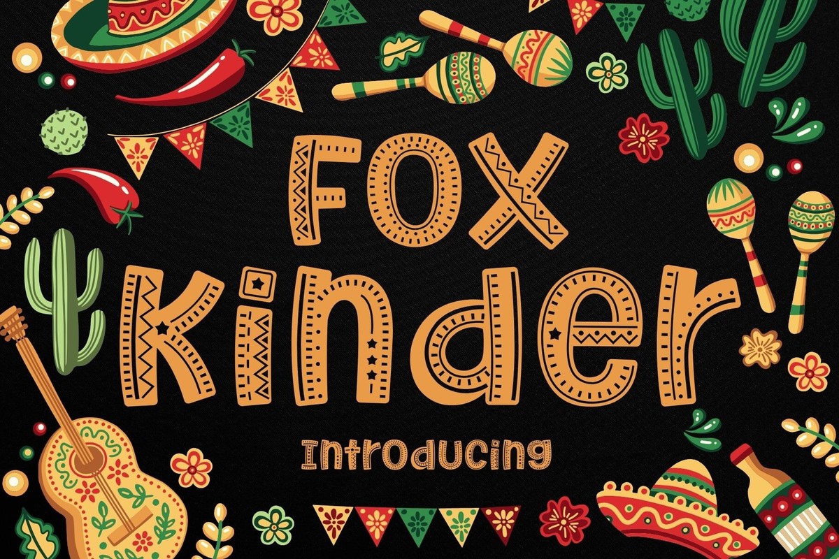 フォント Fox Kinder
