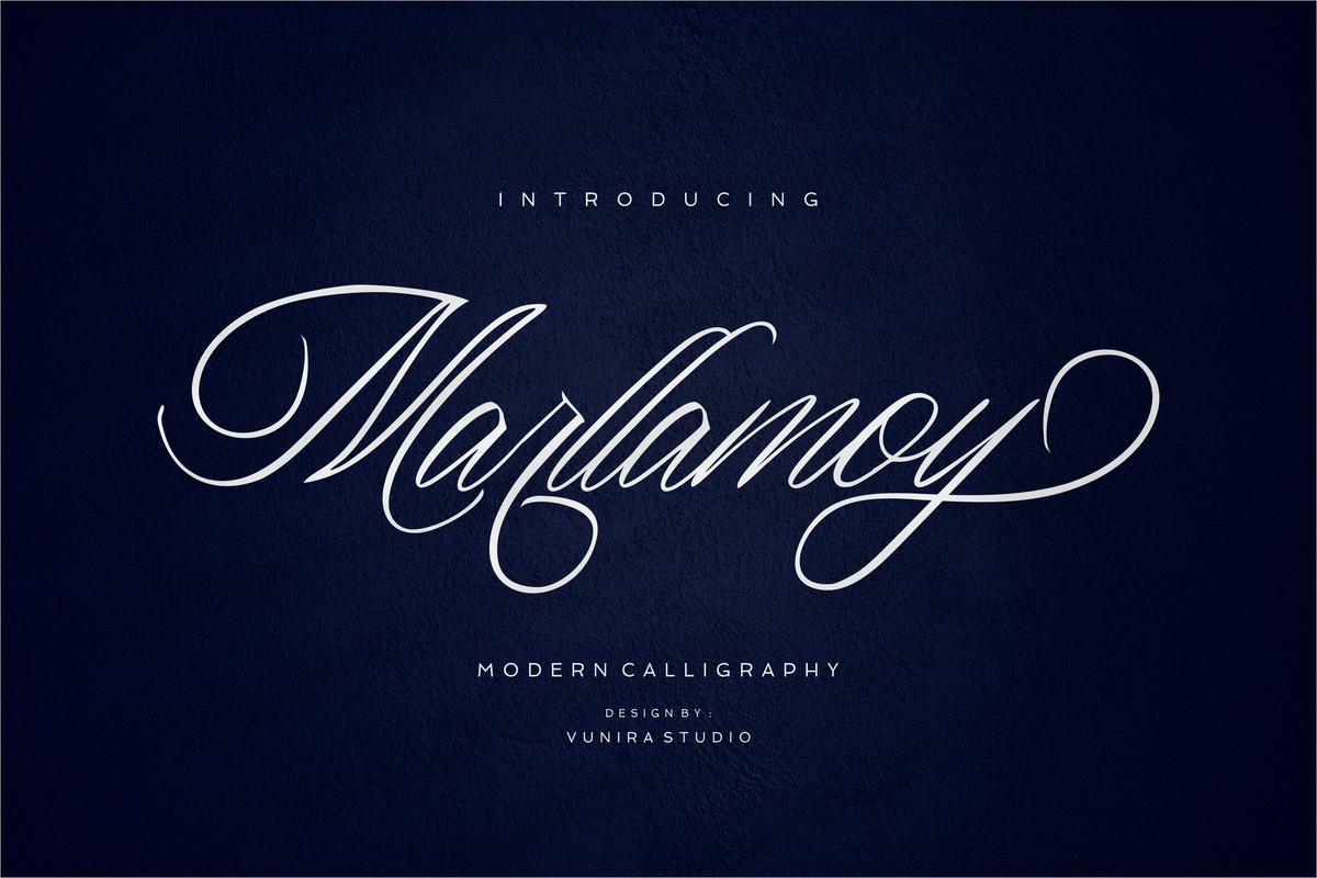 フォント Marllamoy