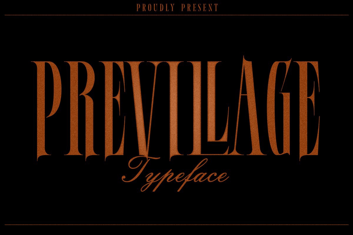 フォント Previllage