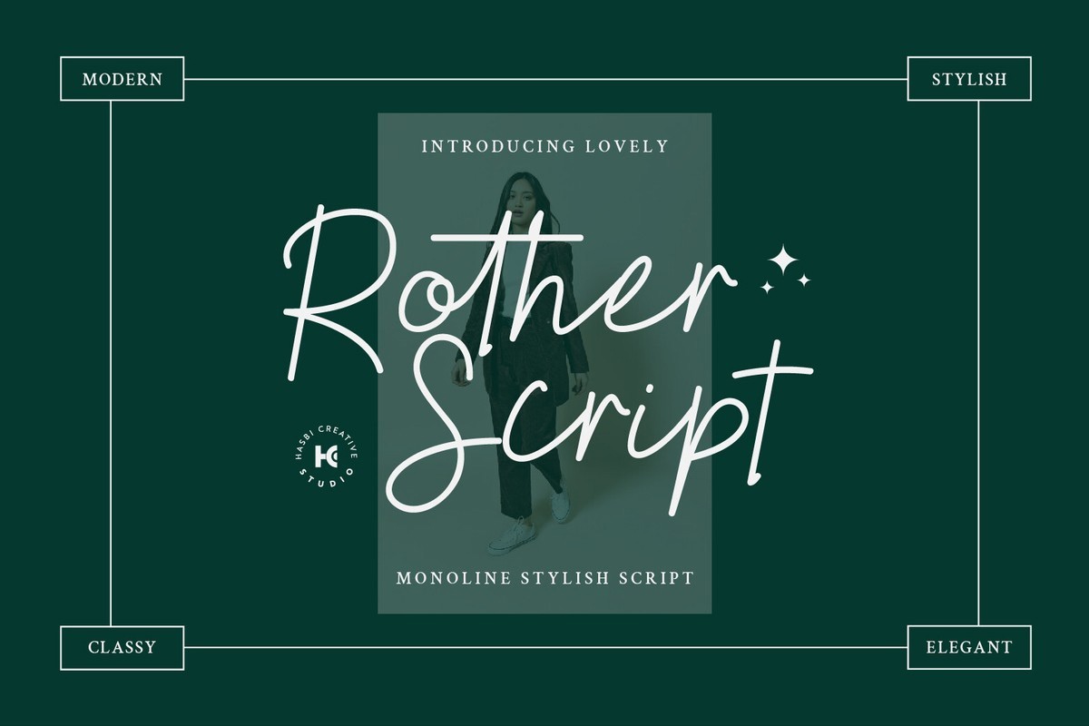 フォント Rother Script