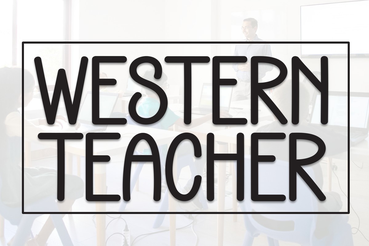 フォント Western Teacher