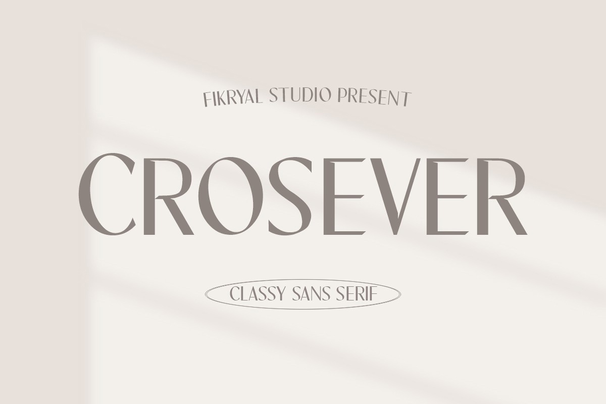フォント Crosever