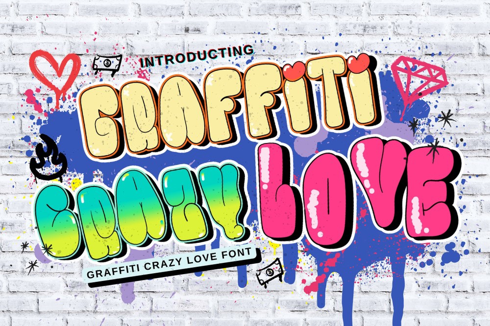 フォント Graffiti Crazy Love