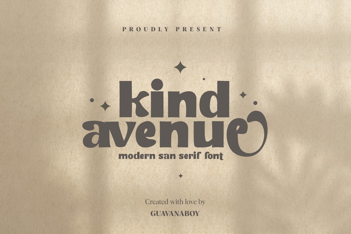 フォント Kind Avenue