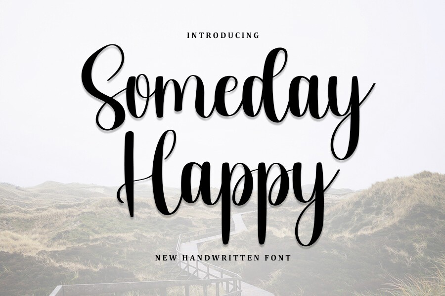 フォント Someday Happy