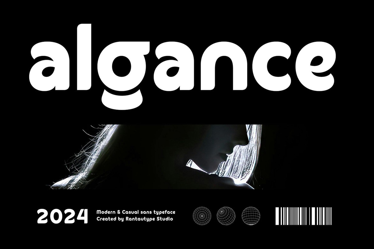 フォント Algance