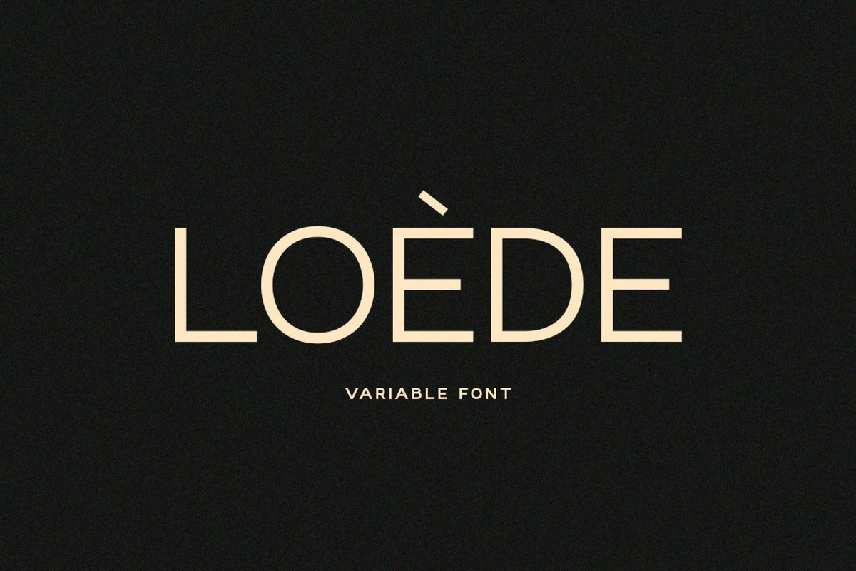 フォント Loede